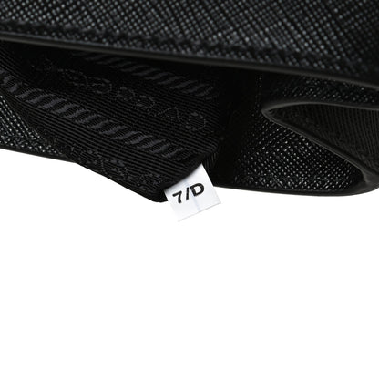 Prada Saffiano Lux Micro Galleria Shoulder Bag Black 7 of 12