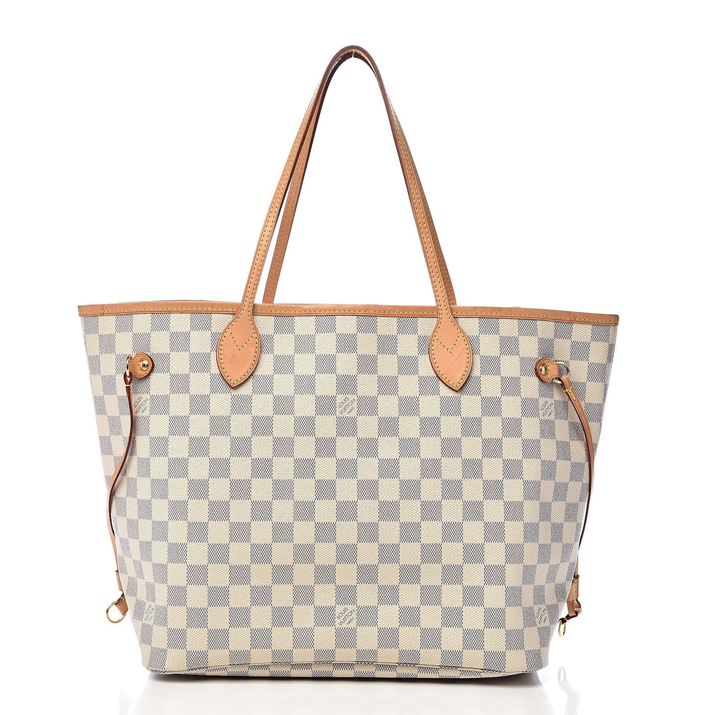 Damier Azur Neo Neverfull MM Rose Ballerine