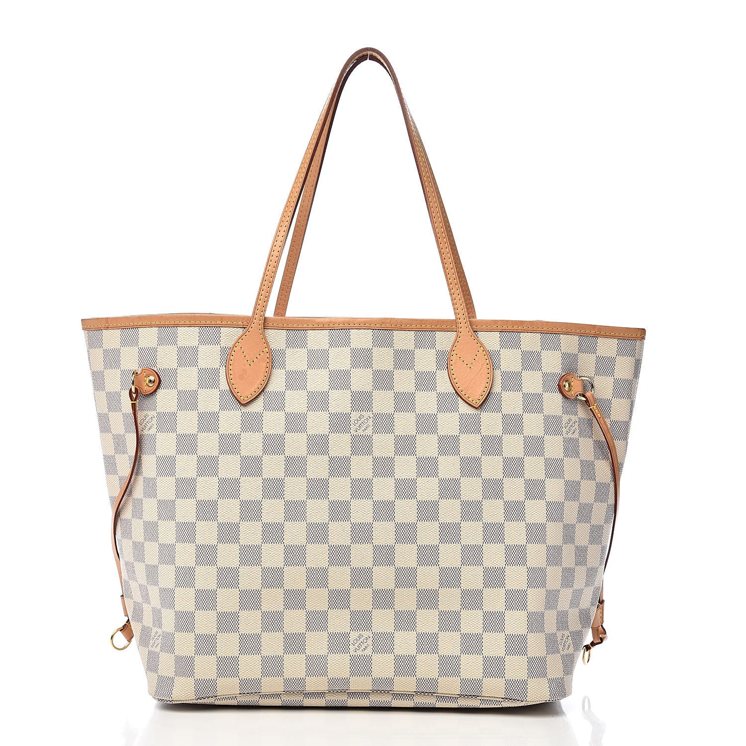 Louis Vuitton Damier Azur Neo Neverfull MM Rose Ballerine 3 of 12