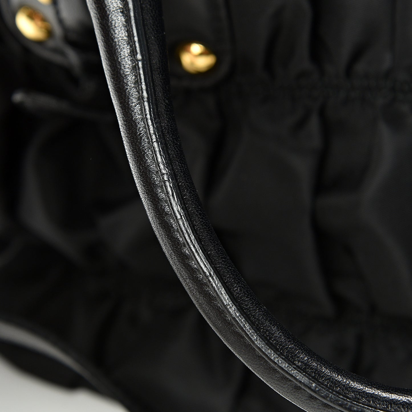 Tessuto Nylon Gaufre Tote Black