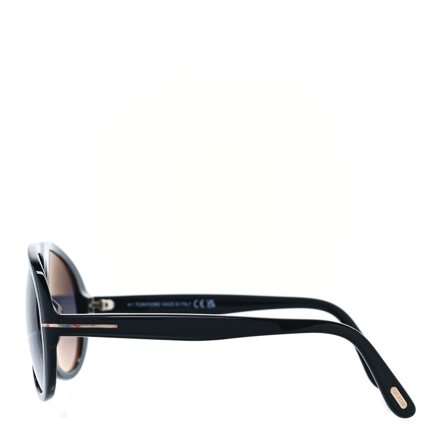 Acetate Pilot Sunglasses TF988 Black