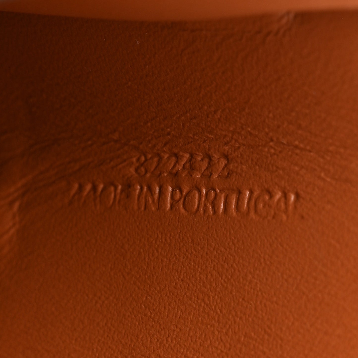 Smooth Calfskin Anagram Phone Pouch Tan