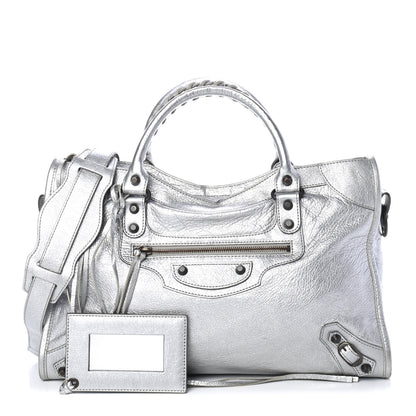 Balenciaga Agneau Classic Hardware City Gris Aluminum 1 of 4