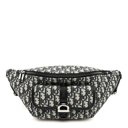 Christian Dior Oblique Dior 8 Belt Bag Beige Black 1 of 9