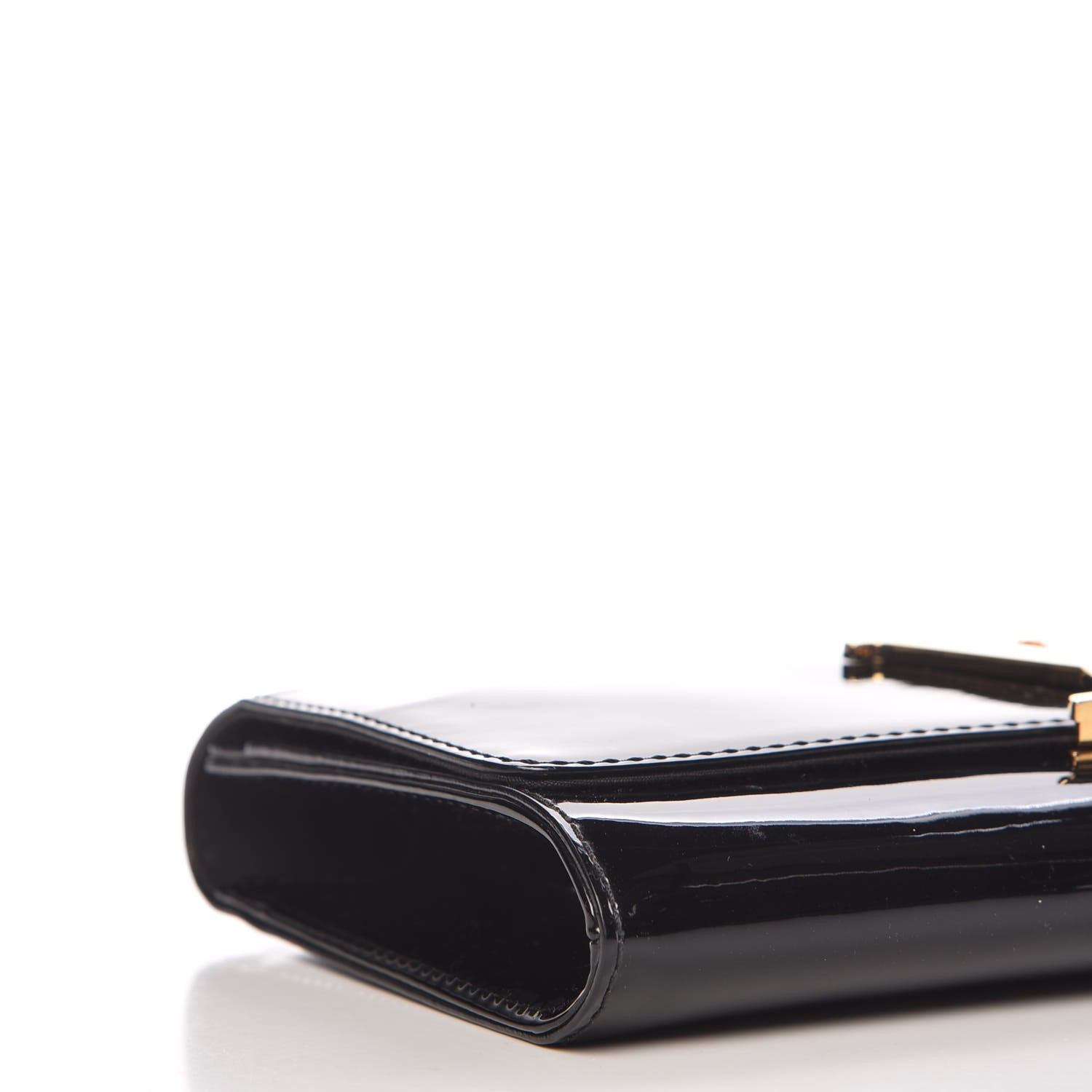 Louis Vuitton Patent Neo Sobe Louise EW Clutch Black 8 of 9
