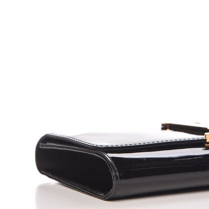 Louis Vuitton Patent Neo Sobe Louise EW Clutch Black 8 of 9