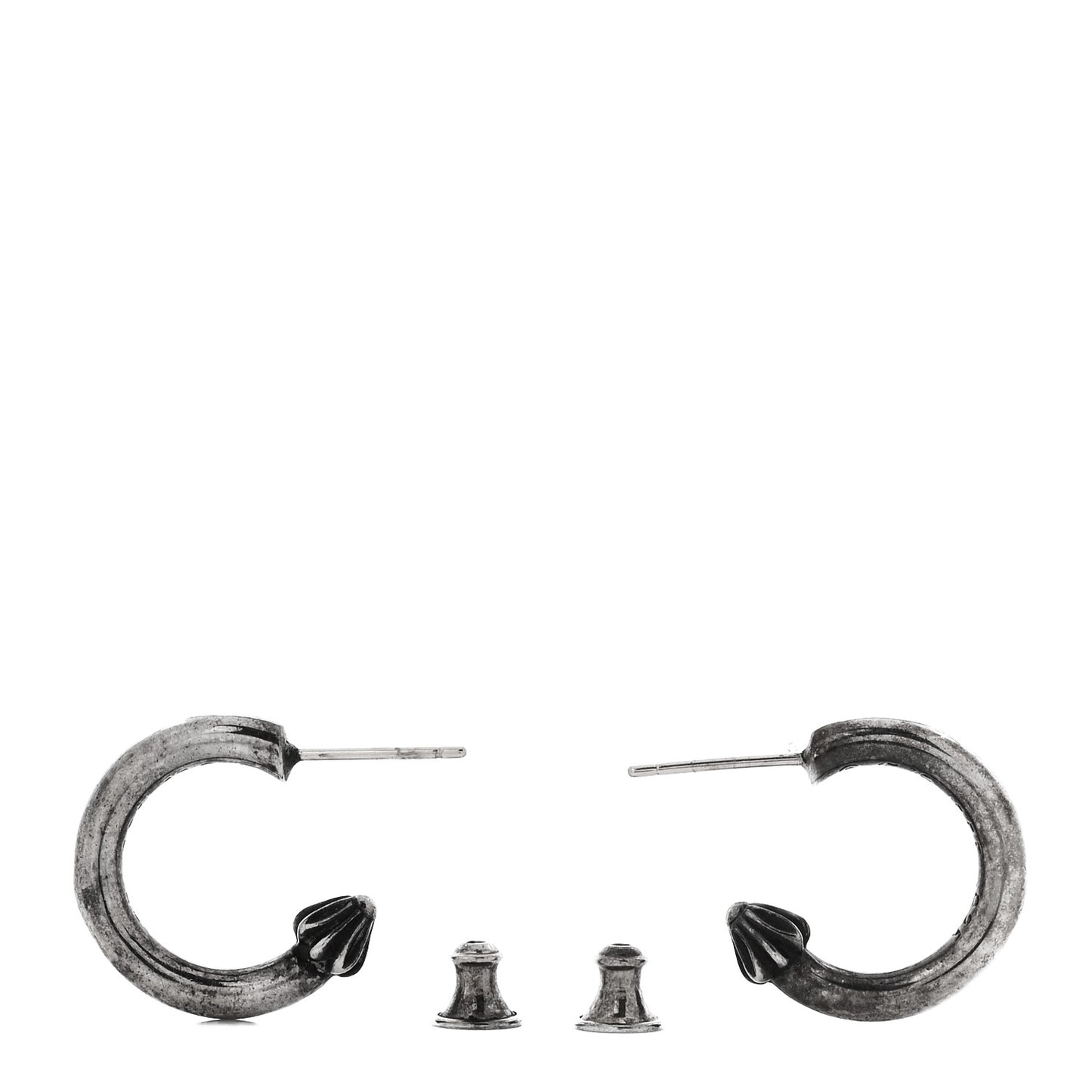Sterling Silver Plain Hoop Earrings