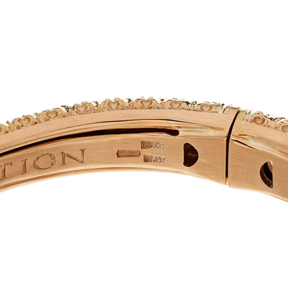 Roberto Coin 18K Rose Gold Diamond Cento Bangle Bracelet 7 of 7