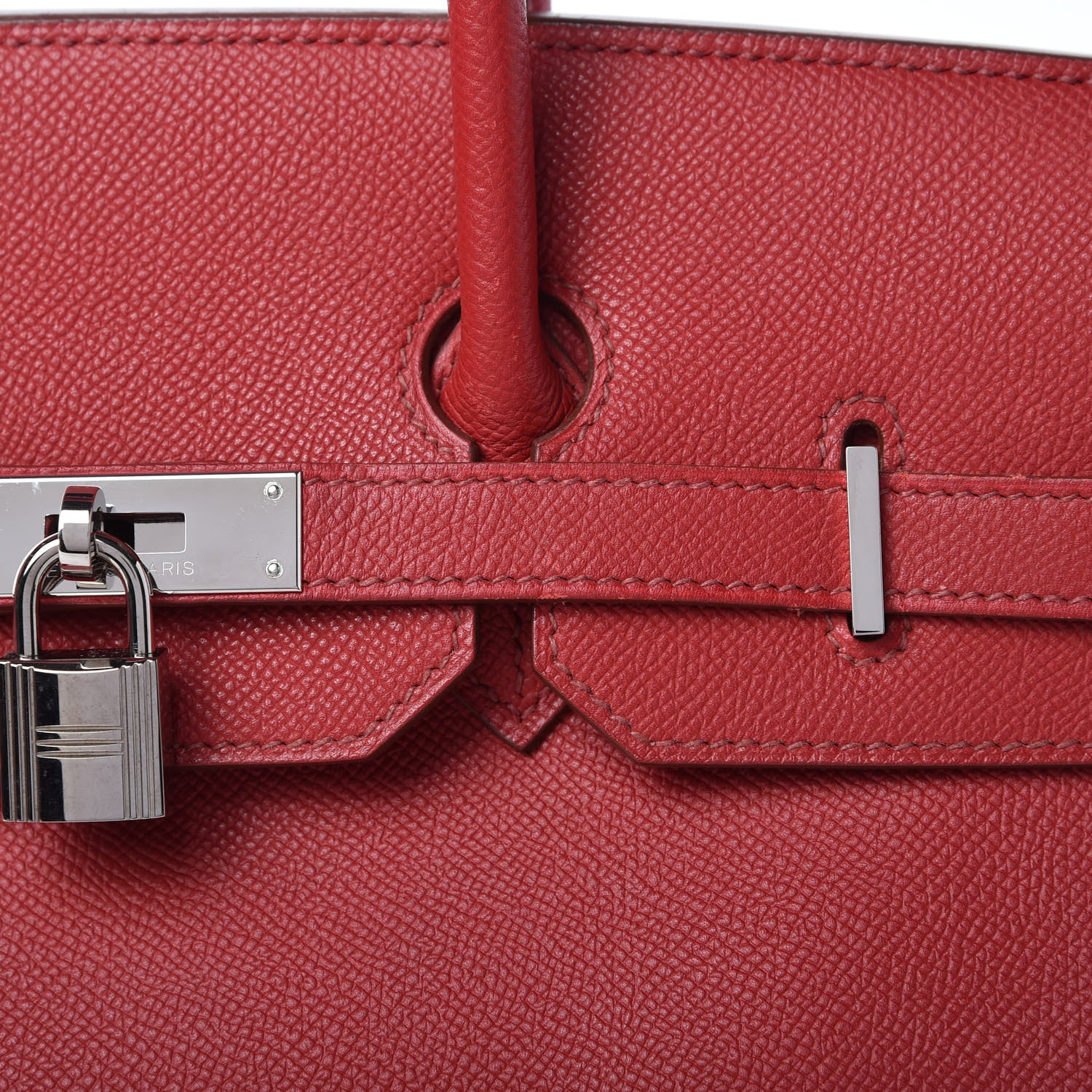 Hermes Epsom Birkin 35 Rouge Garance 13 of 14