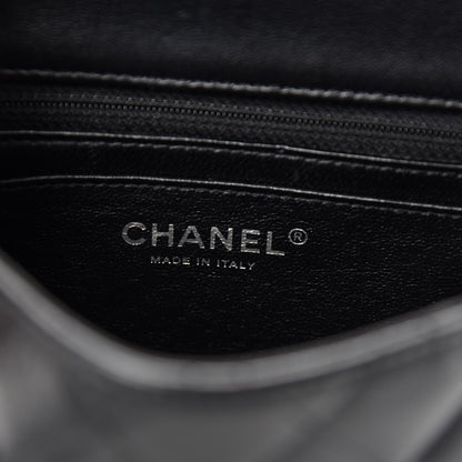 Chanel Lambskin Quilted Mini Square Flap Black 9 of 11