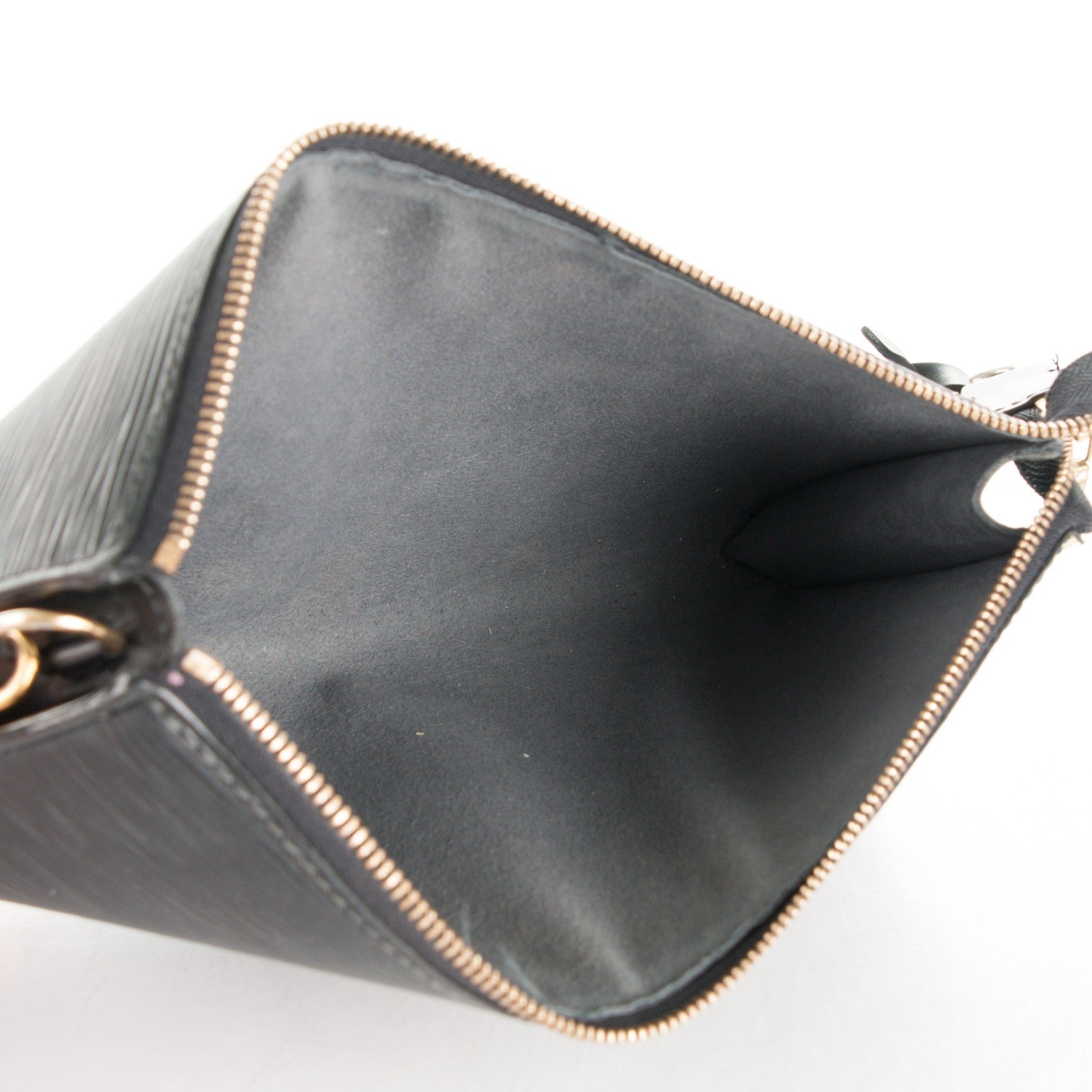 Louis Vuitton Epi Pochette Accessories 24 Black 5 of 7