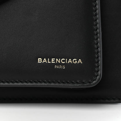 Balenciaga Calfskin Triangle Flap Shouder Bag Black 8 of 10