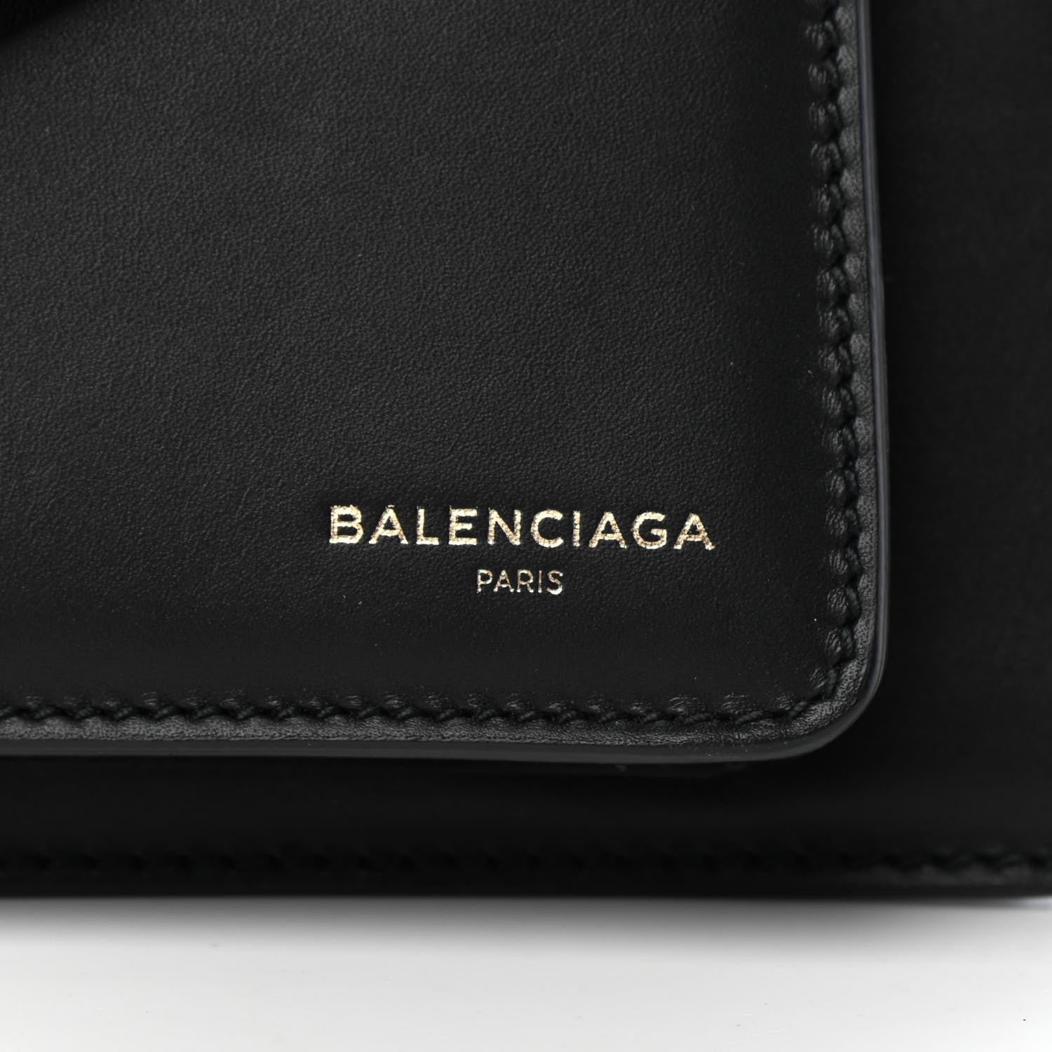 Balenciaga Calfskin Triangle Flap Shouder Bag Black 8 of 10