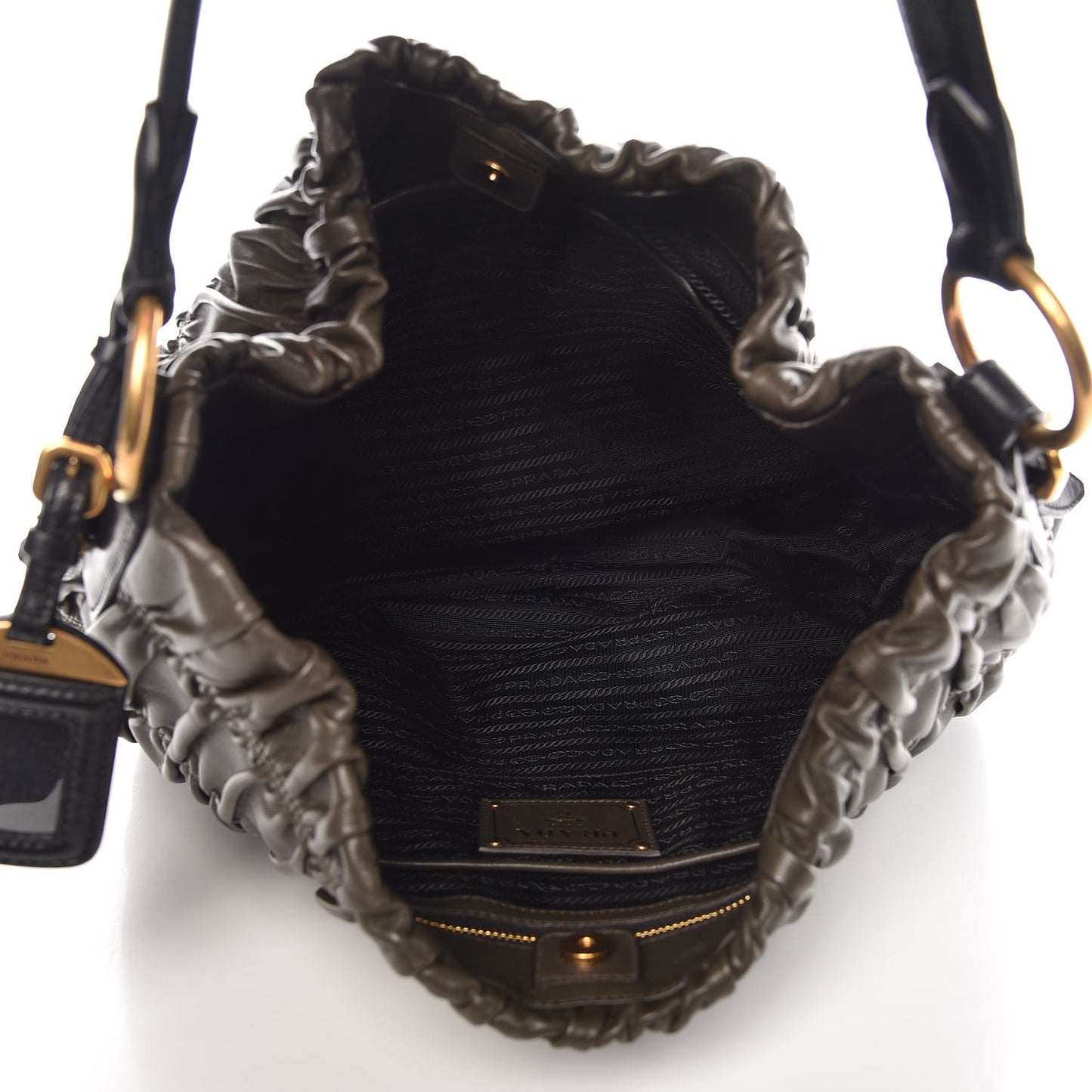 Nappa Gaufre Hobo Militare Black