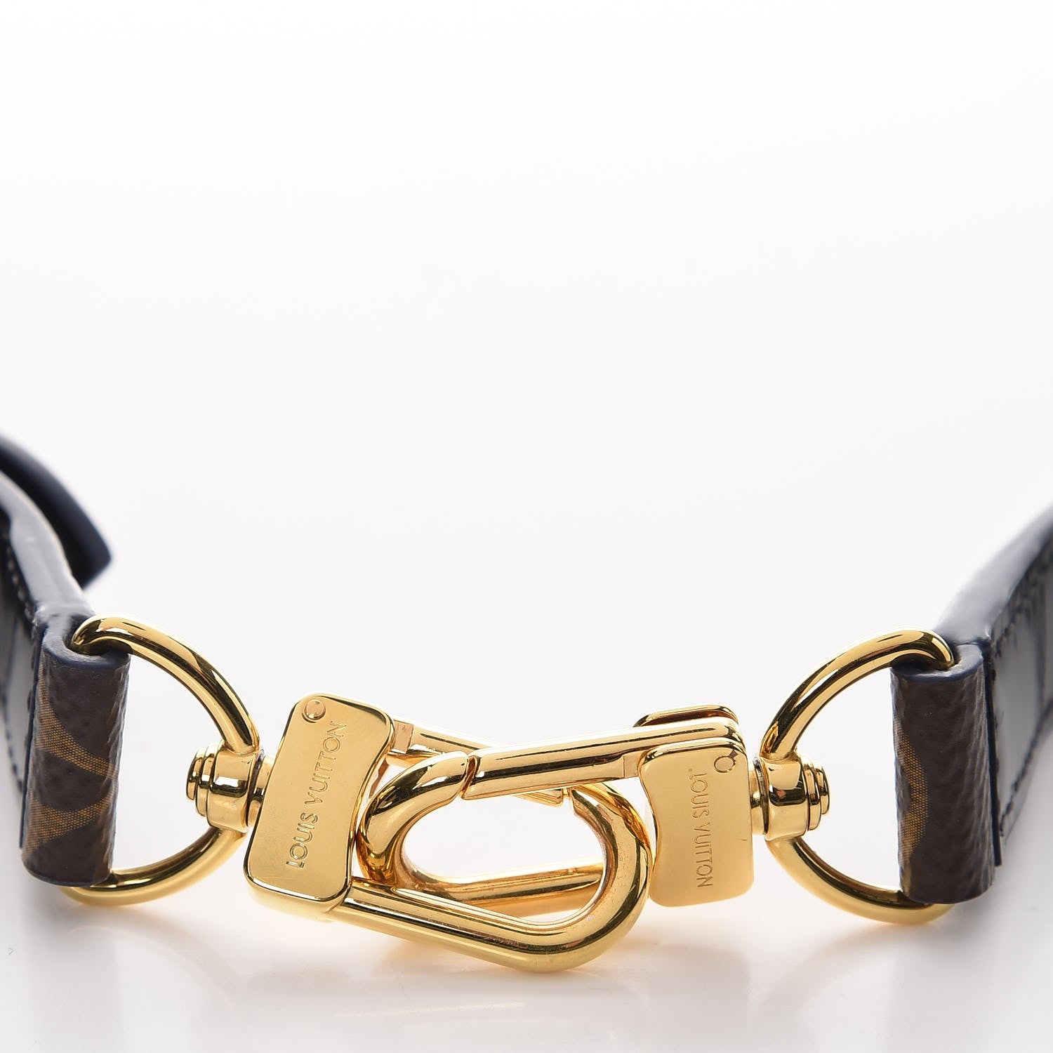 Louis Vuitton Patent Monogram Cherrywood Adjustable Strap Black 6 of 6