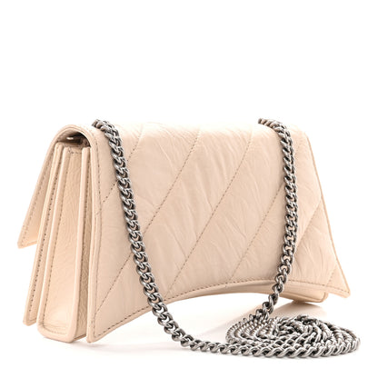 Balenciaga Crushed Calfskin Quilted Small Crush Chain Bag Sand Beige 3 of 11