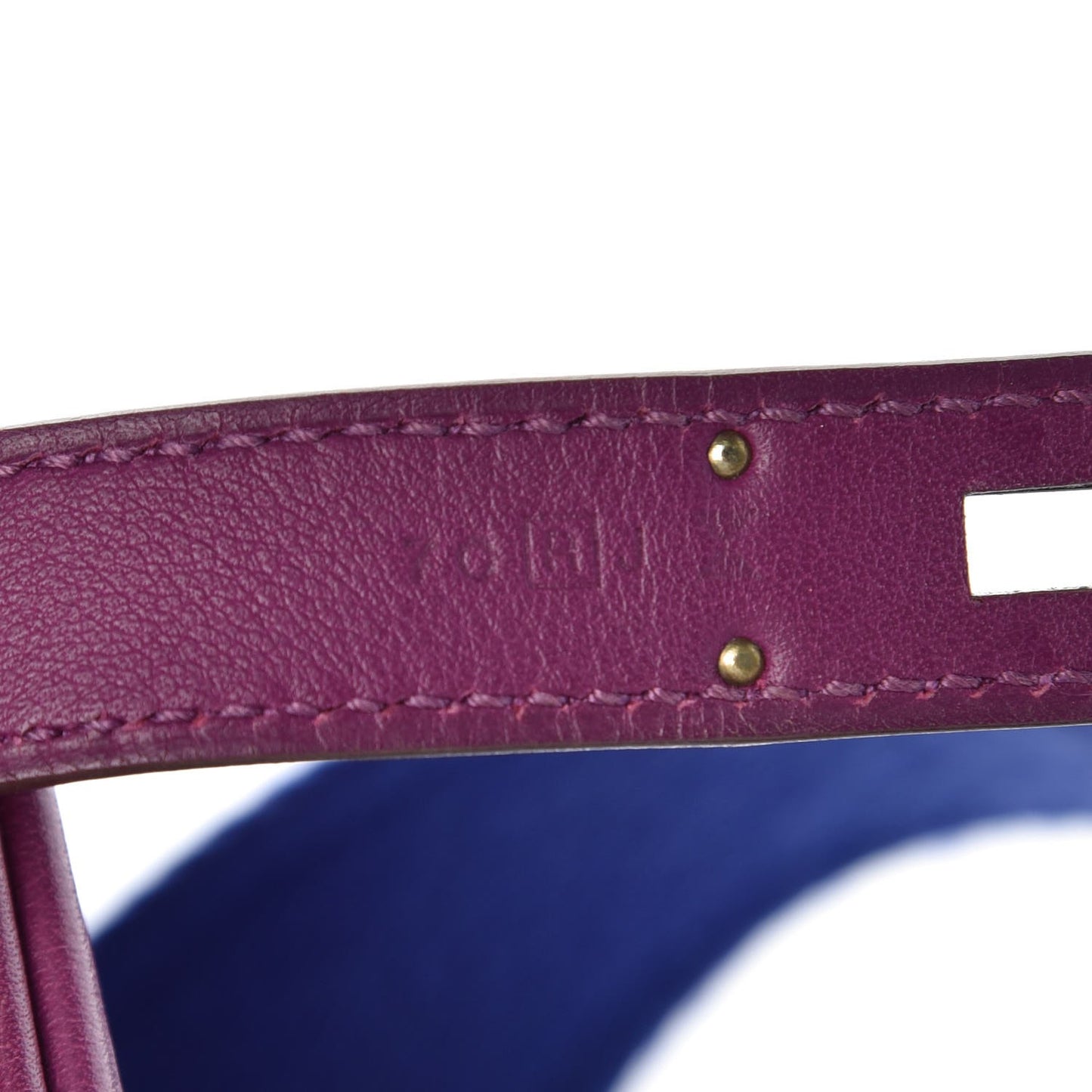 Veau Swift Mini Sac Berline Anemone Bleu Electrique