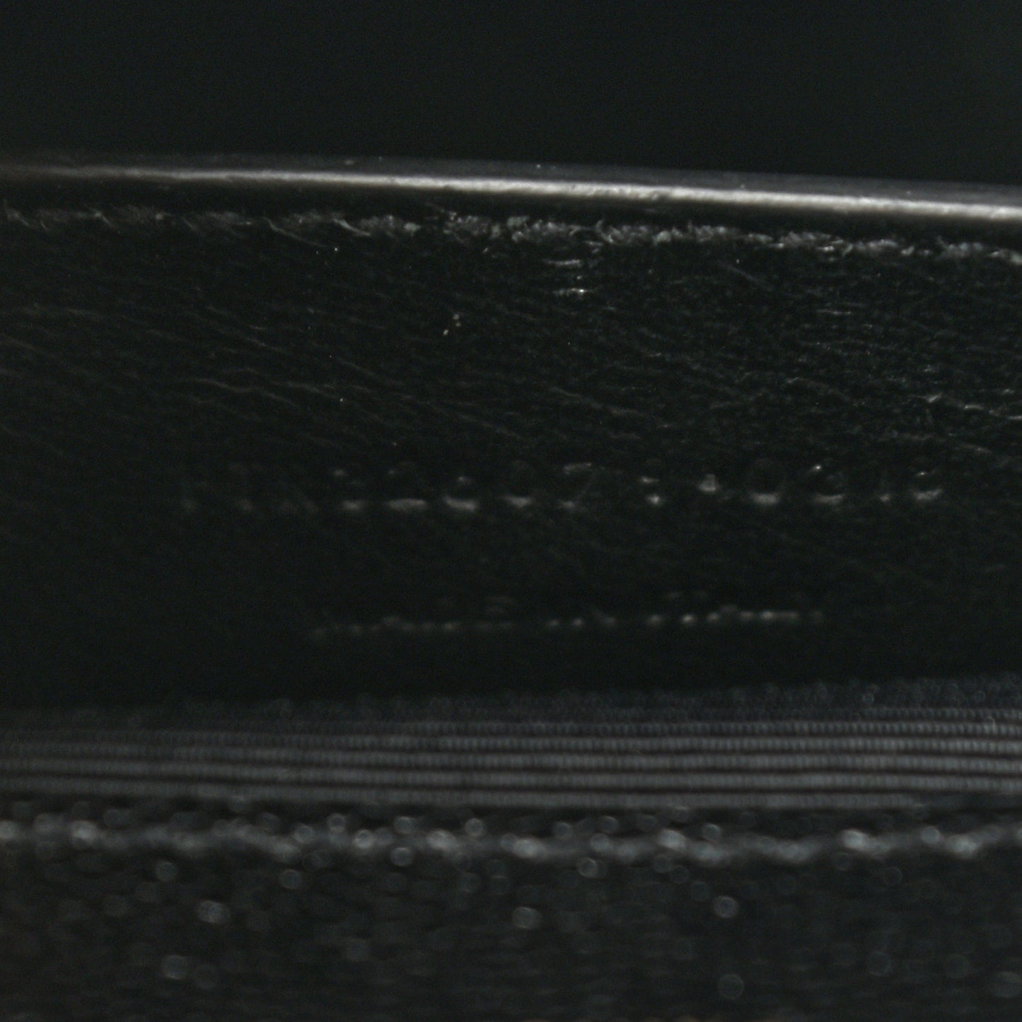 Grain De Poudre Monogram Cassandre Clutch Black