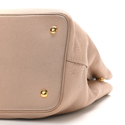 Prada Vitello Daino Tote Sesamo 8 of 10