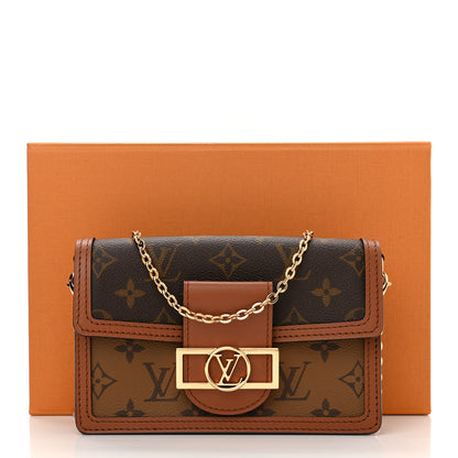 Louis Vuitton Reverse Monogram Dauphine Chain Wallet 10 of 10