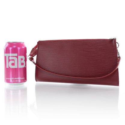 Louis Vuitton Epi Pochette Accessories 24 Red 2 of 6