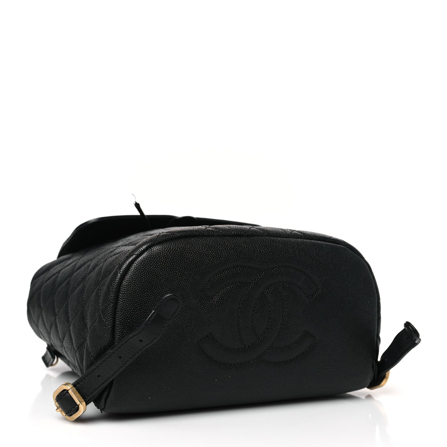 Caviar Quilted Filigree Backpack Black