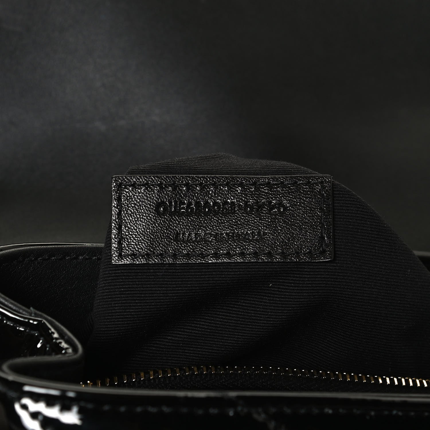 Saint Laurent Patent Y Quilted Monogram Toy Loulou Crossbody Bag Black 8 of 11