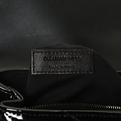 Saint Laurent Patent Y Quilted Monogram Toy Loulou Crossbody Bag Black 8 of 11