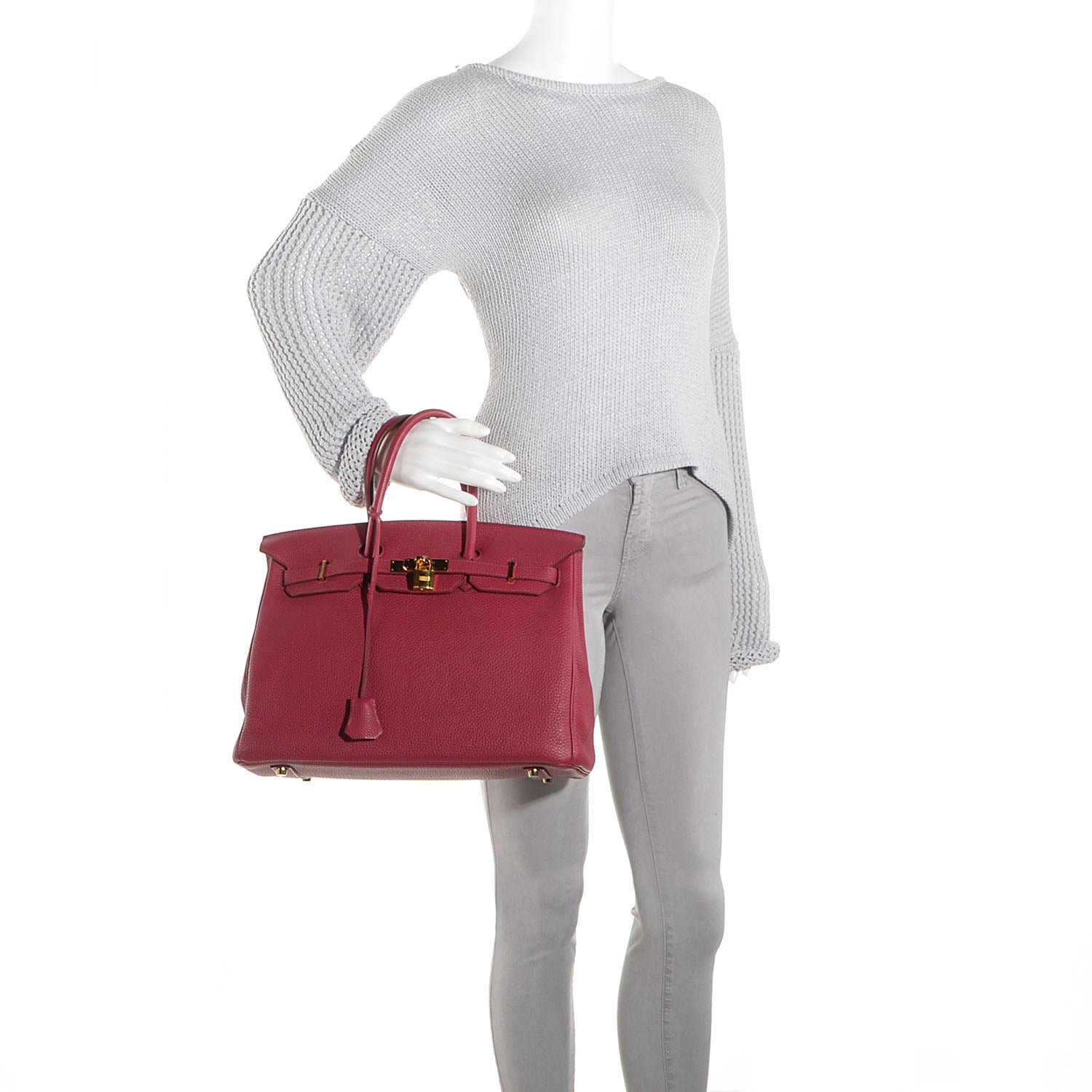 Hermes Togo Birkin 35 Rubis 2 of 23