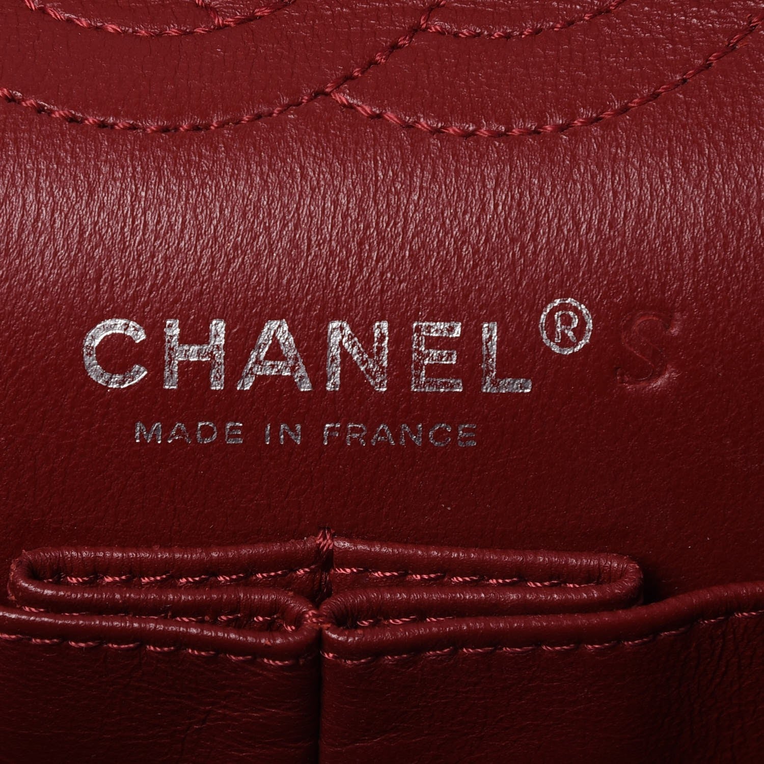 Chanel Aged Calfskin Quilted 2.55 Reissue 224 Flap Red 6 of 7