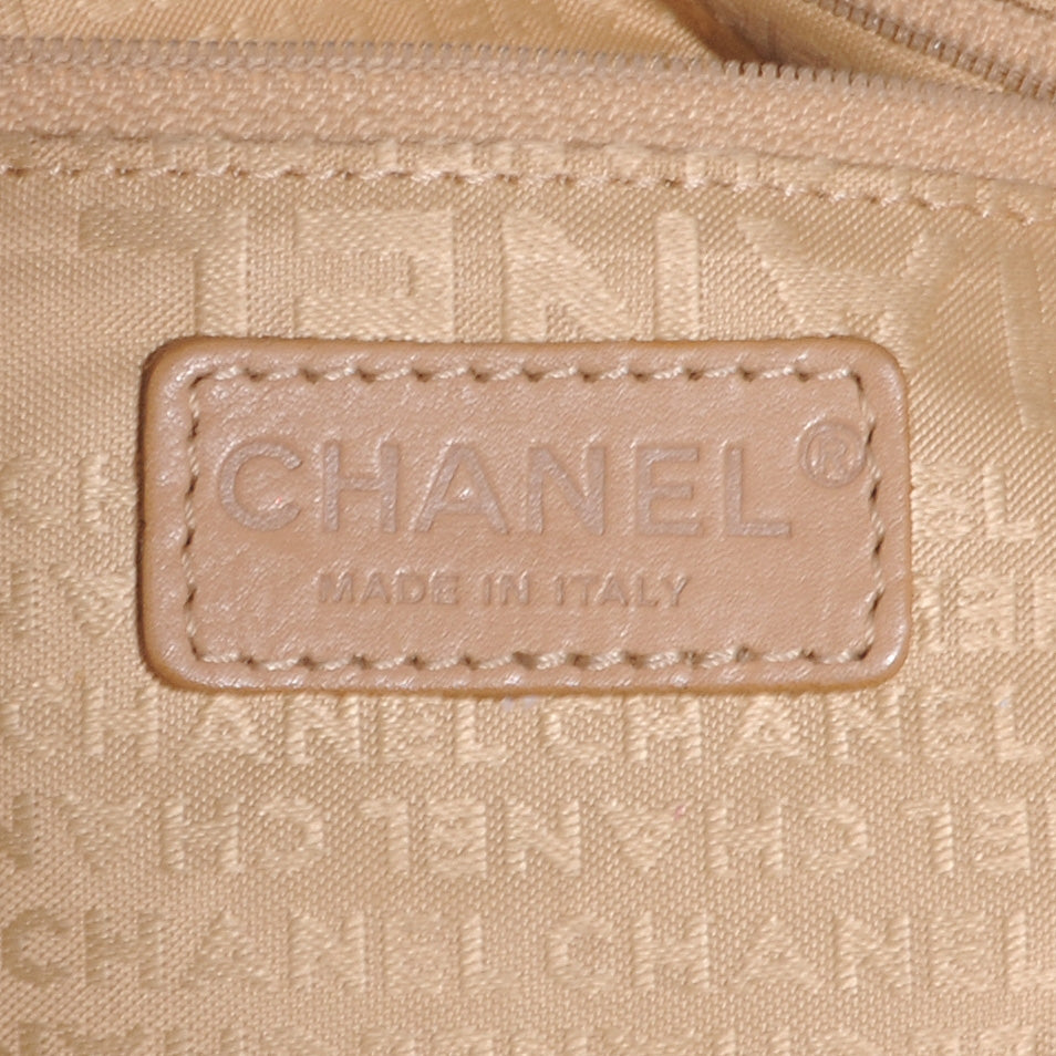 Chanel Caviar Square Stitched Bag Beige 6 of 7