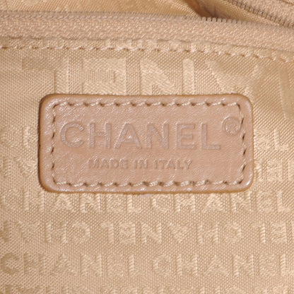 Chanel Caviar Square Stitched Bag Beige 6 of 7