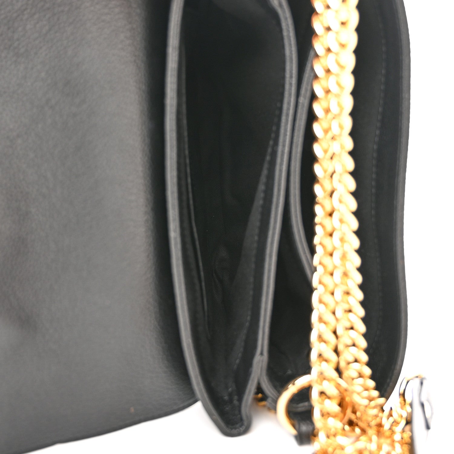 Alexander McQueen Calfskin Medium Twin Skull Chain Crossbody Black 7 of 14