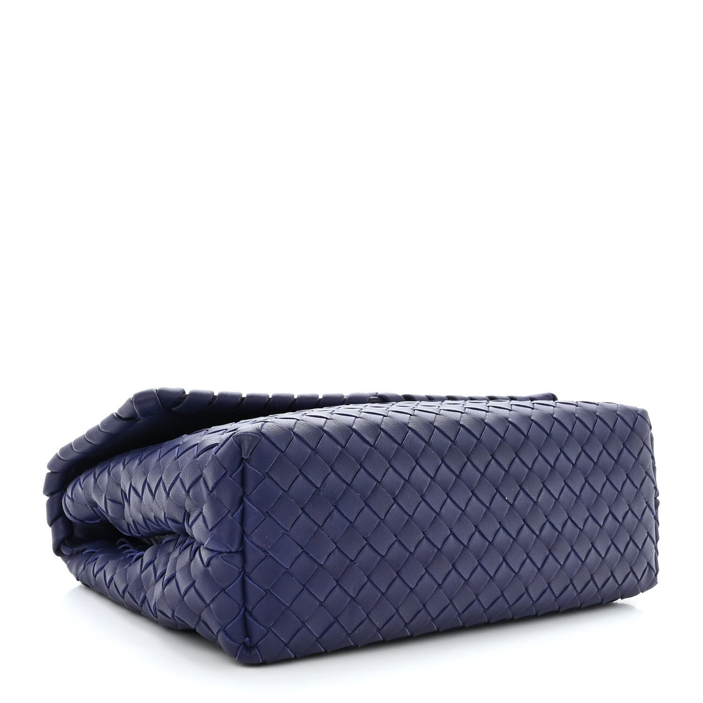 Nappa Intrecciato Medium Olimpia Shoulder Bag Atlantic