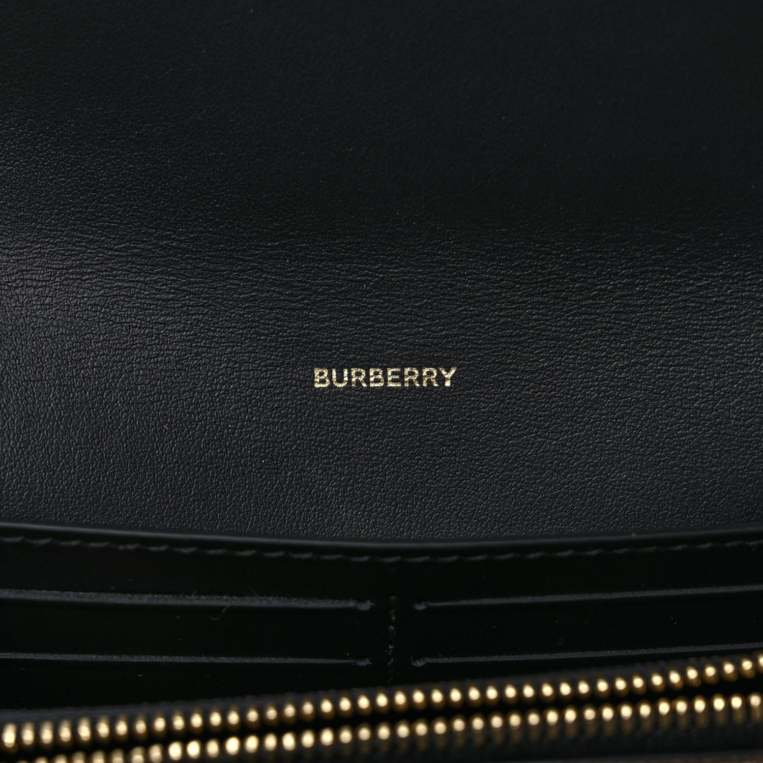 Burberry Vintage Check Calfskin Halton Wallet Black 6 of 7