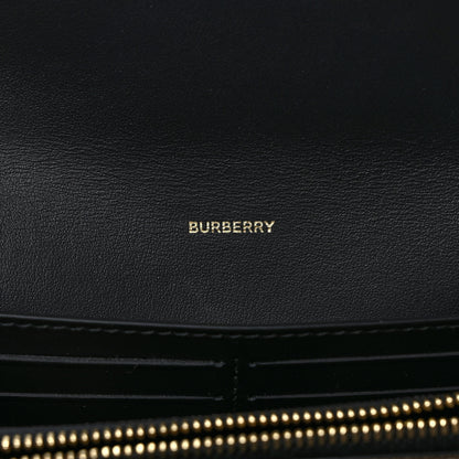Burberry Vintage Check Calfskin Halton Wallet Black 6 of 7
