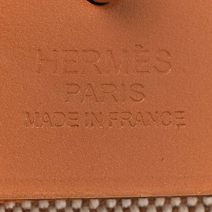 Hermes Vache Hunter Criss Viking Herbag Zip Retourne 31 PM Ecru Beige Naturel 8 of 19