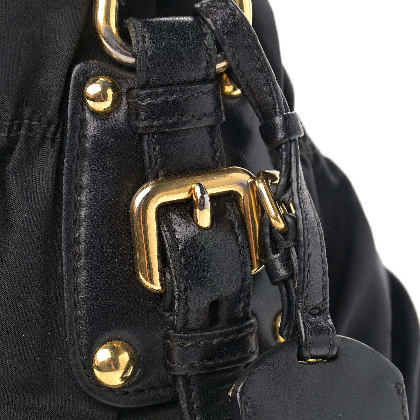 Tessuto Nylon Gaufre Tote Black