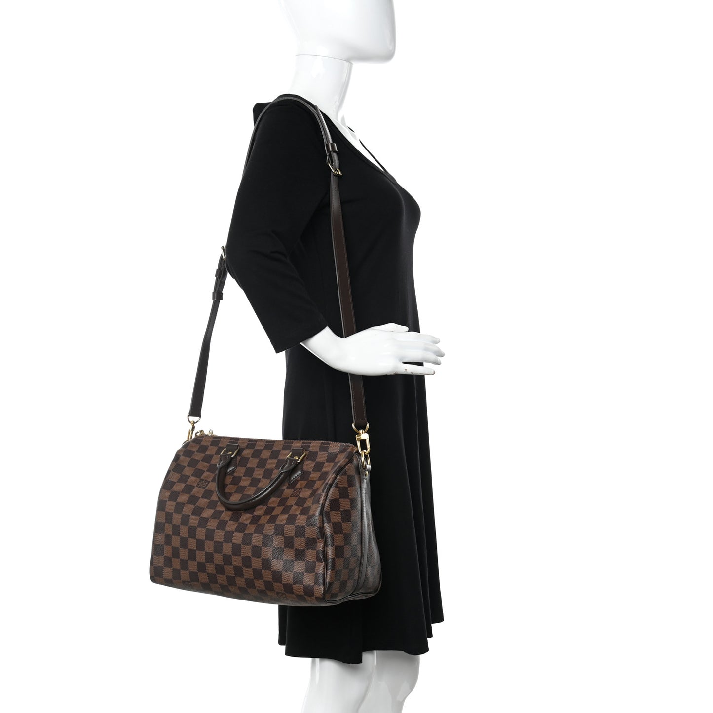 Damier Ebene Speedy Bandouliere 30