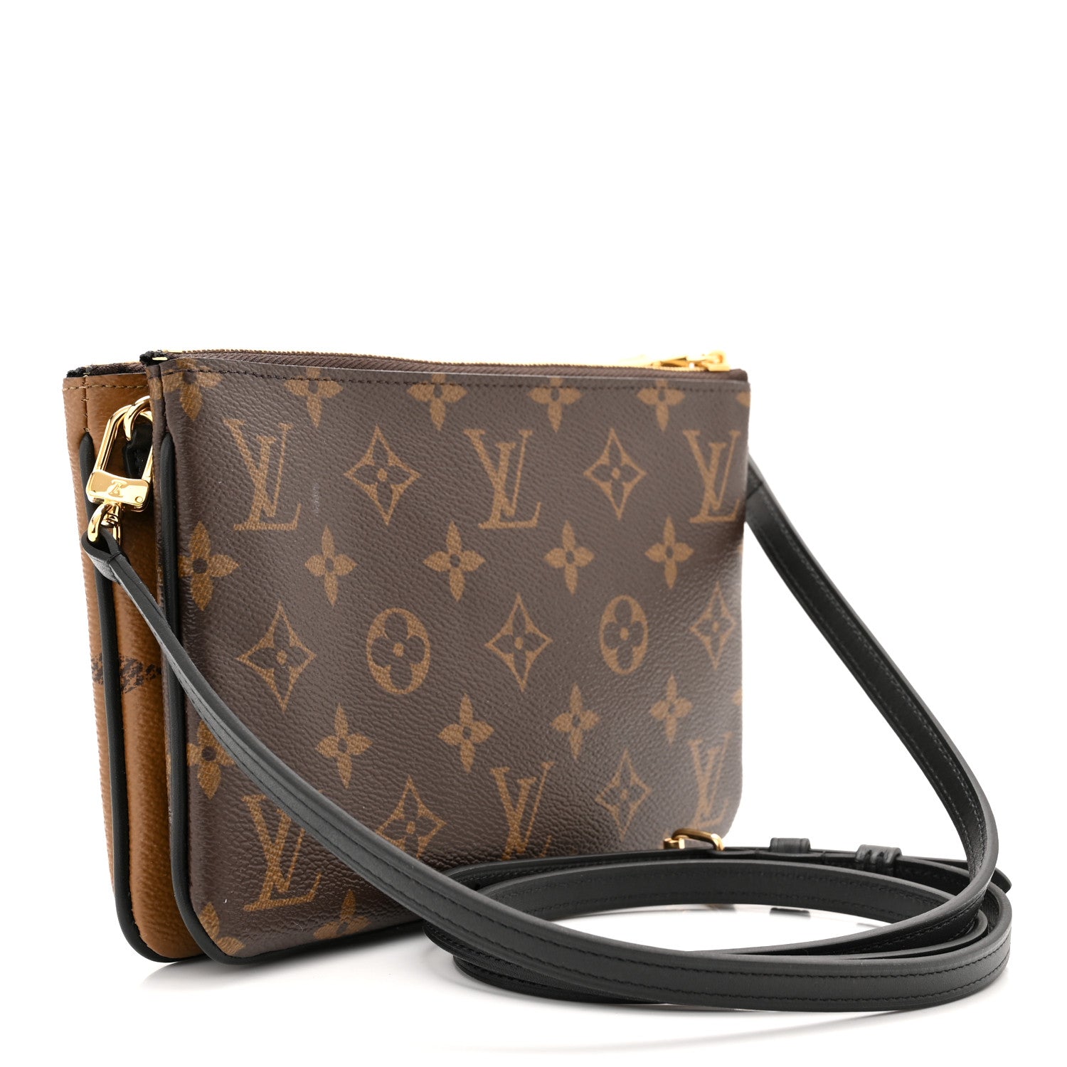 Louis Vuitton Reverse Monogram Giant Double Zip Pochette 3 of 9