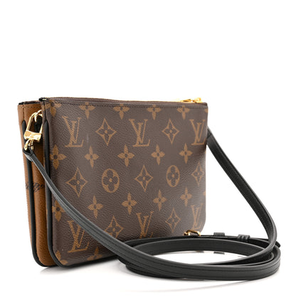 Louis Vuitton Reverse Monogram Giant Double Zip Pochette 3 of 9