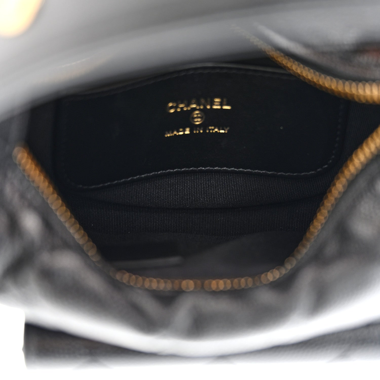 Chanel Caviar Quilted Polly Pocket Pouch Hobo Black 5 of 11