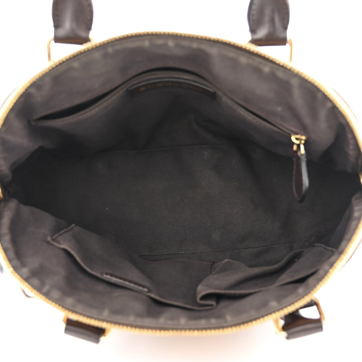 Haymarket Check Small Orchard Bowling Bag Chocolate