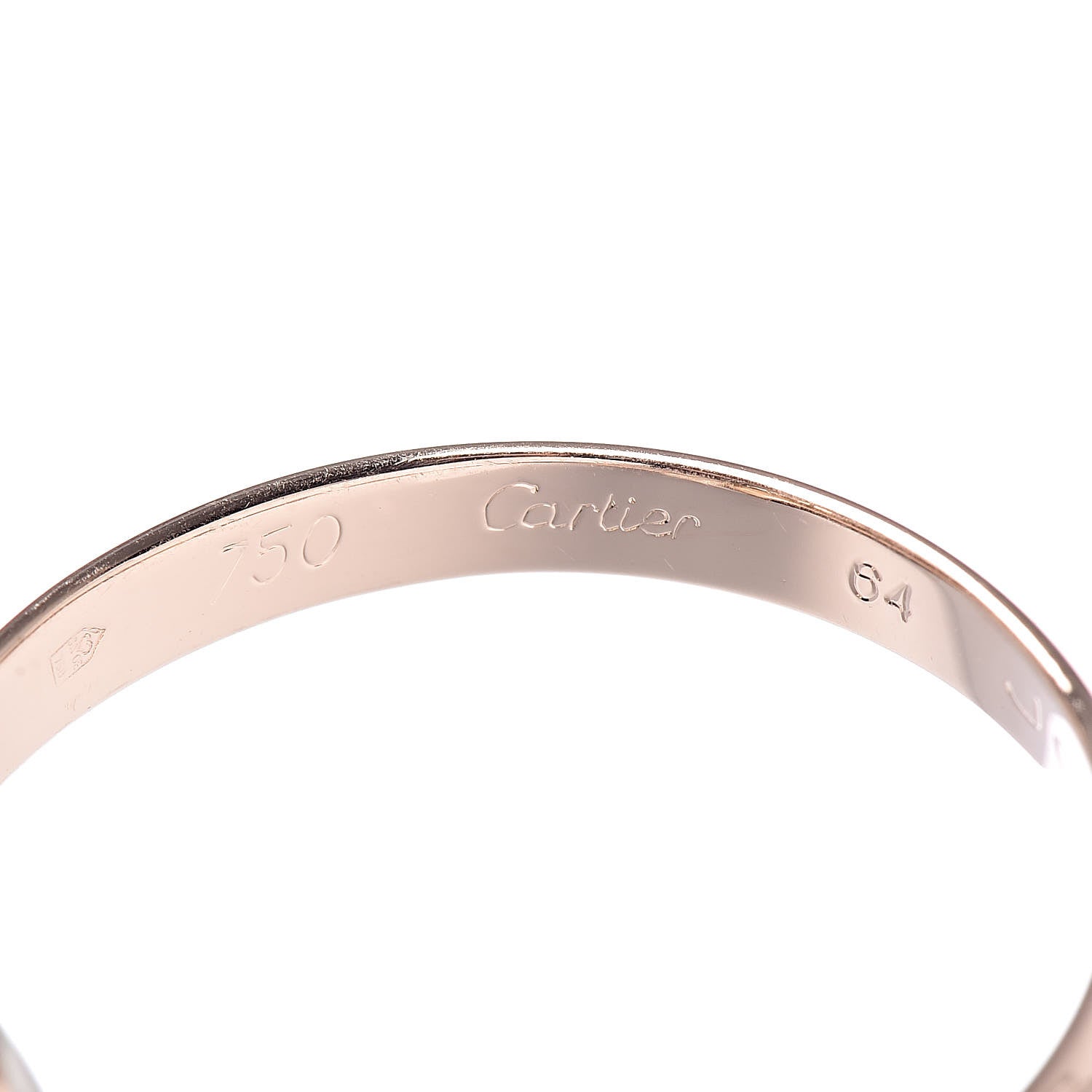 Cartier 18K Pink Yellow White Gold Trinity Ring 64 10.75 5 of 7