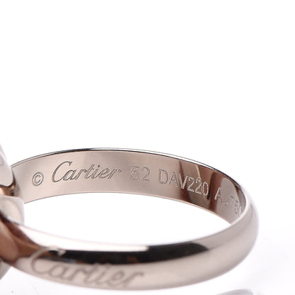 Cartier 18K White Gold Classic Trinity Ring 52 6 4 of 6