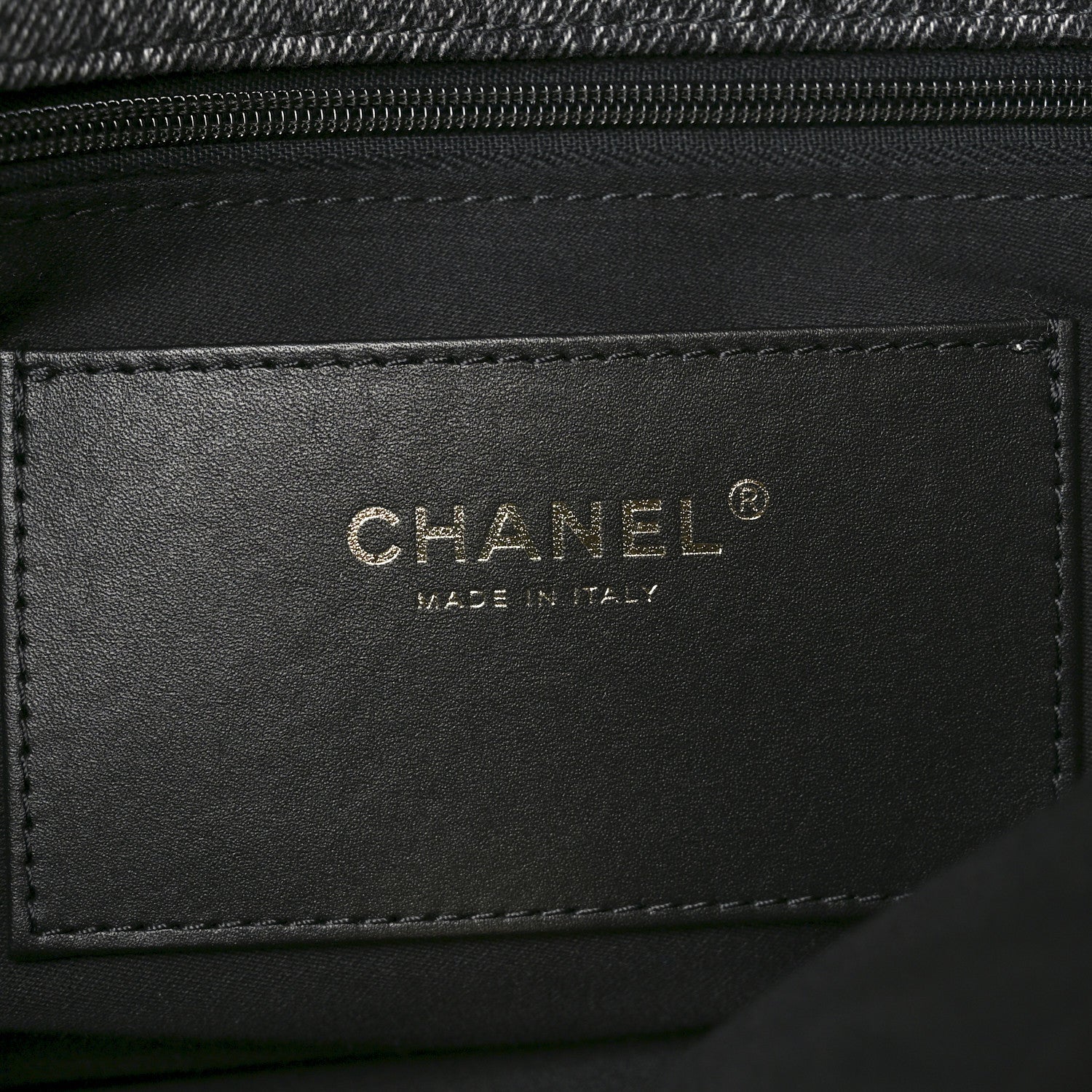 Chanel Washed Denim Quilted Maxi Flap Bag Black 6 of 10