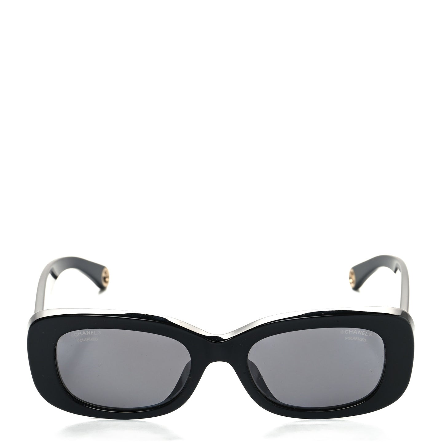 Acetate Rectangle Sunglasses 5488 Black