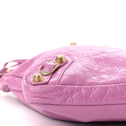 Balenciaga Agneau Giant 12 Gold Hardware Flat Crossbody Rose Berlingot 6 of 10