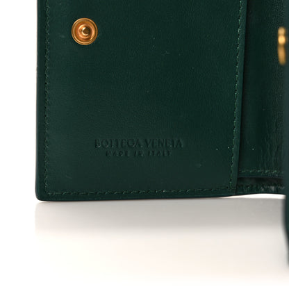 Bottega Veneta Nappa Maxi Intrecciato Bifold Zip Wallet Raintree 6 of 6