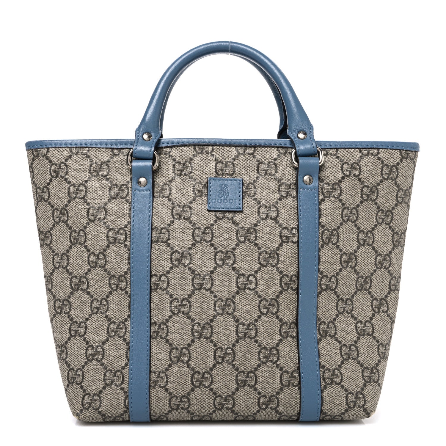 Gucci GG Supreme Monogram Childrens Tote Blue 1 of 11